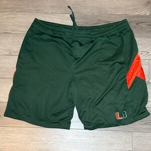 University of Miami Hurricanes Men's Training Shorts XL